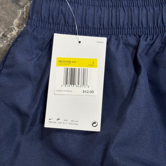 NWT Nike Men's Navy Swim Trunks - Picture 10 of 12